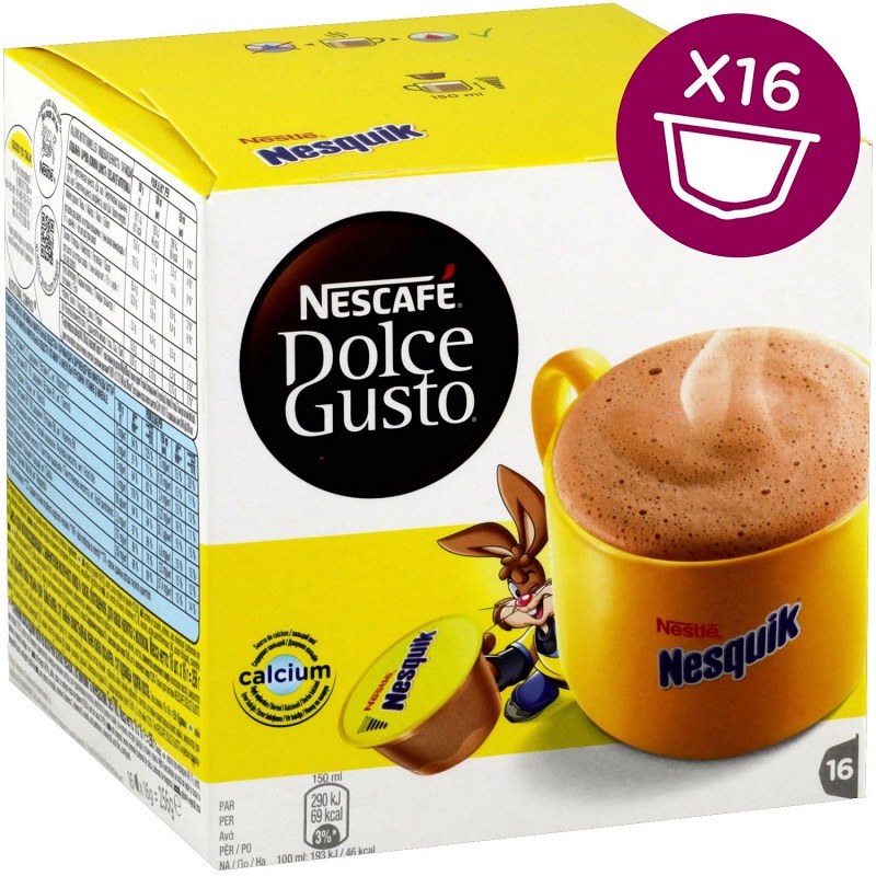 CHOCOLAT DOLCE GUSTO 16 capsules