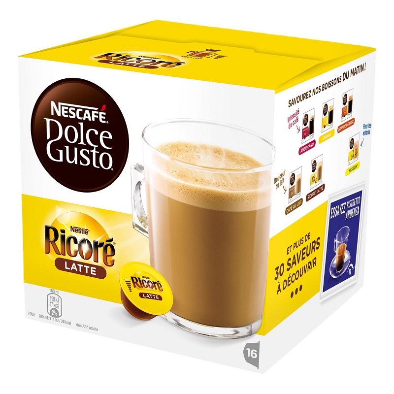CAFE RICORE LATTE DOLCE GUSTO 16 capsules