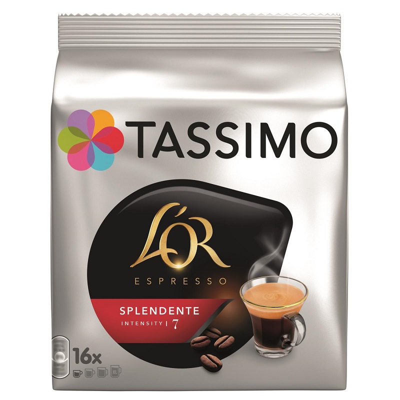 TASSIMO - CAFE DOSETTES L\'OR ESPRESSO SPLENDENTE 16 capsules