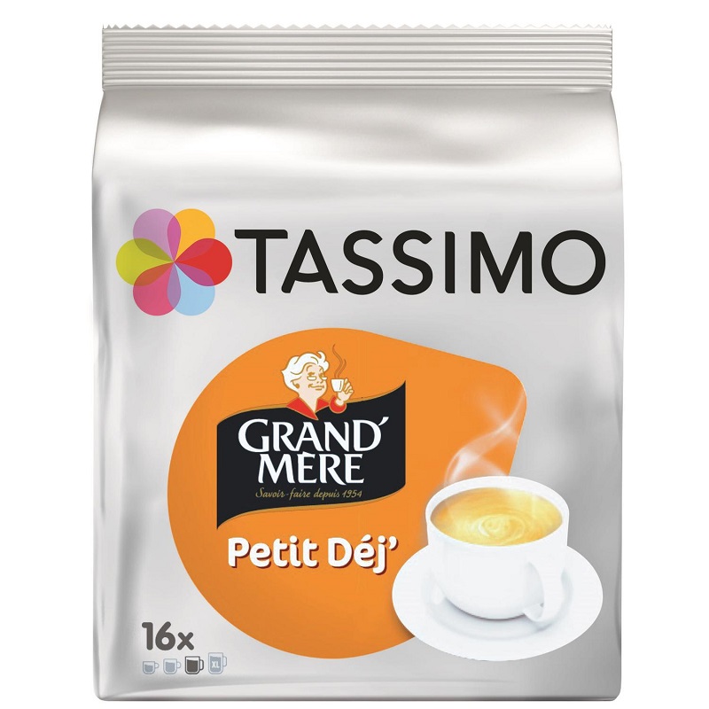 TASSIMO - CAFE DOSETTES GRAND\'MERE PETIT DEJ\' 16 capsules