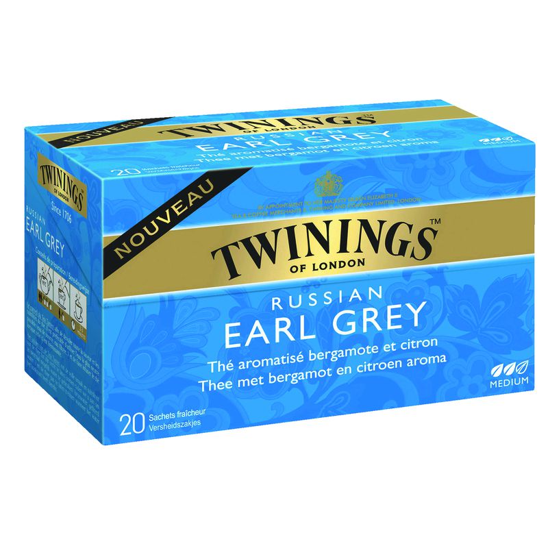 TWININGS - THE RUSSIAN EARL GREY 20 sachets