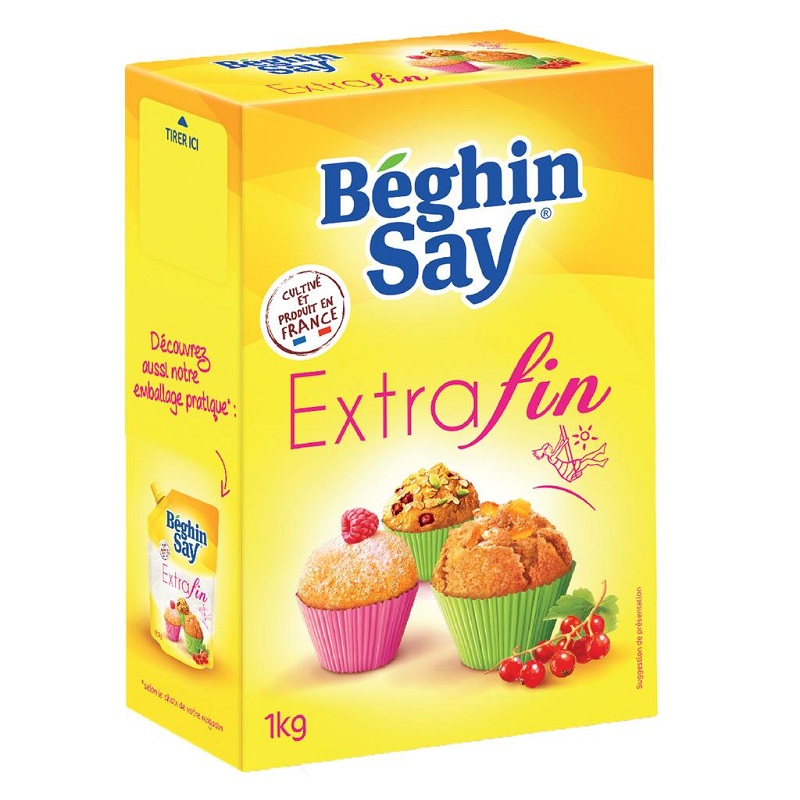 BEGHIN SAY - SUCRE EN POUDRE EXTRA FIN 1 kg