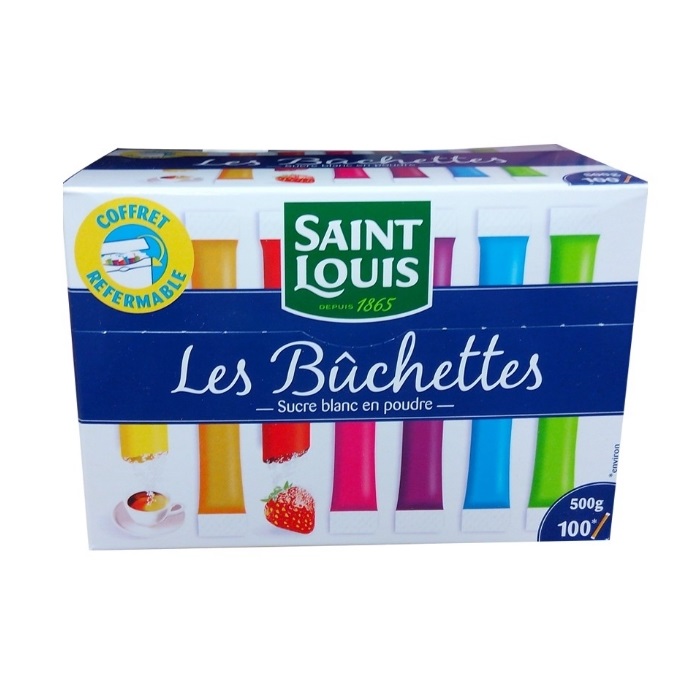 SAINT-LOUIS - SUCRE EN POUDRE EN BÛCHETTES Paquet de 125 : 500g