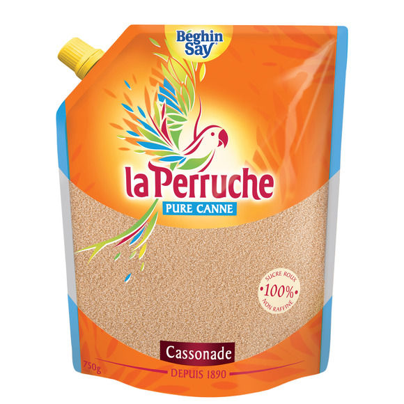 BEGHIN SAY - SUCRE EN POUDRE CASSONADE PURE CANNE LA PERRUCHE 750g