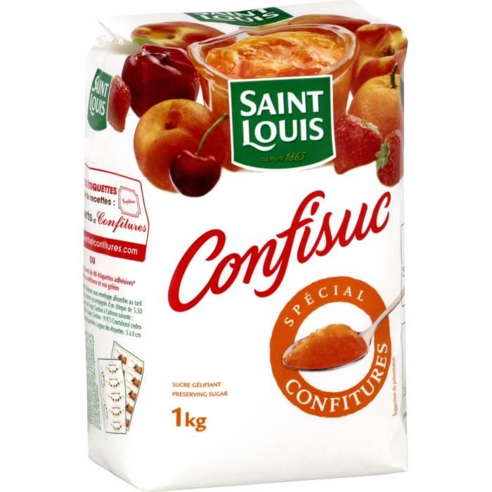 SAINT-LOUIS - SUCRE EN POUDRE SPECIAL CONFITURES CONFISUC 1 kg
