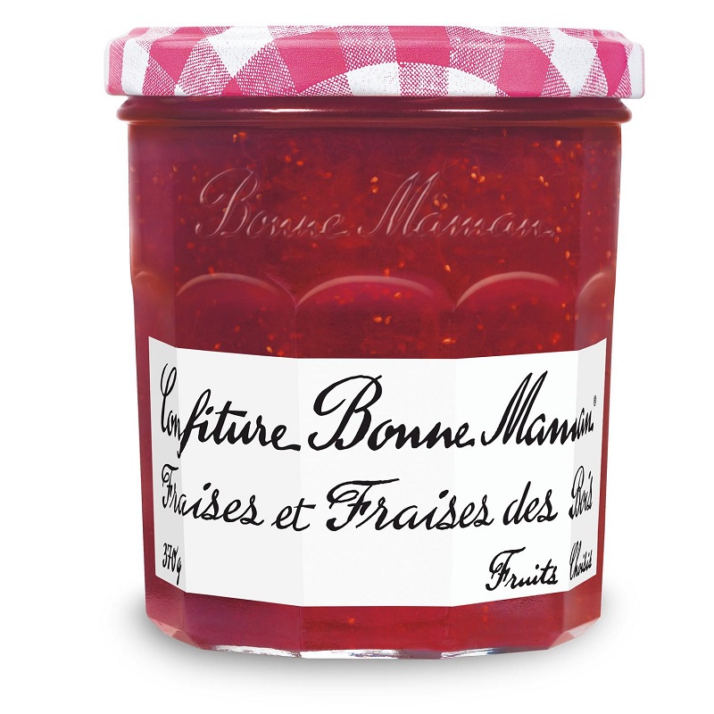 BONNE MAMAN - CONFITURE FRAISES ET FRAISES DES BOIS 370g