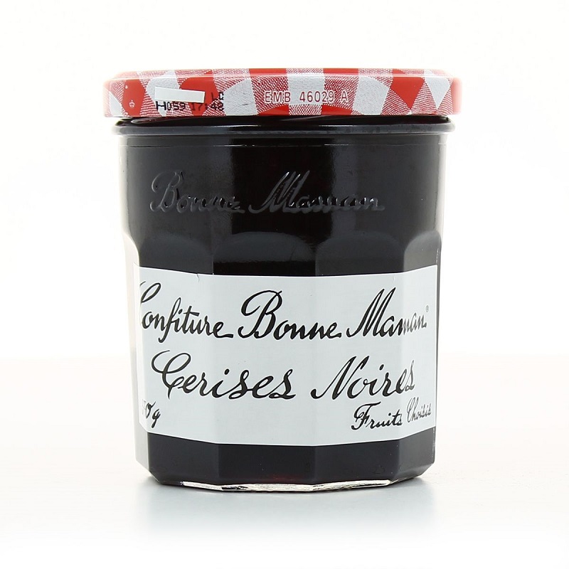 BONNE MAMAN - CONFITURE CERISES NOIRES 370g