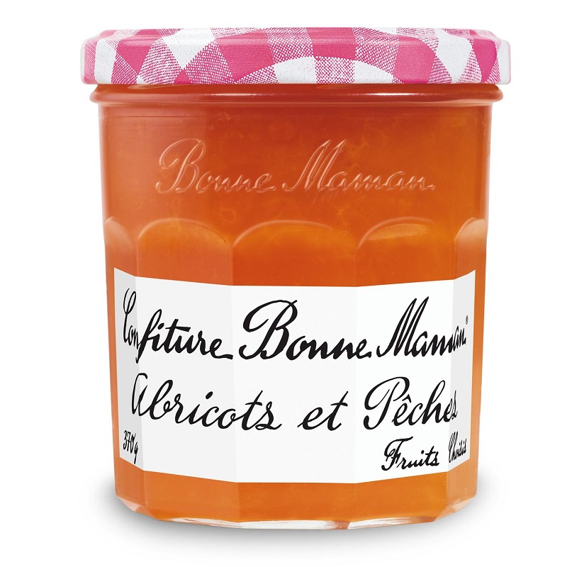 BONNE MAMAN - CONFITURE ABRICOTS PÊCHES 370g