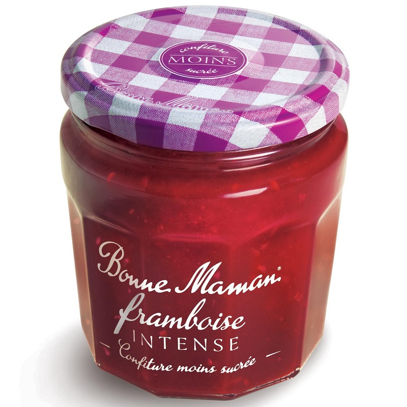 BONNE MAMAN - CONFITURE FRUITS INTENSES FRAMBOISES 335g