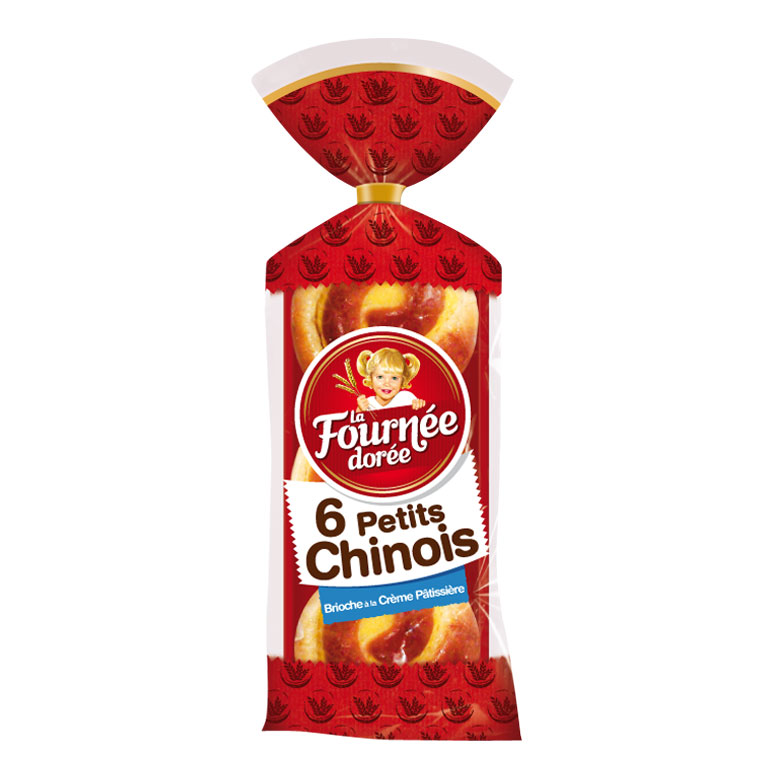 LA FOURNEE DOREE - PETITS CHINOIS A LA CREME PATISSIERE 6 X 50g
