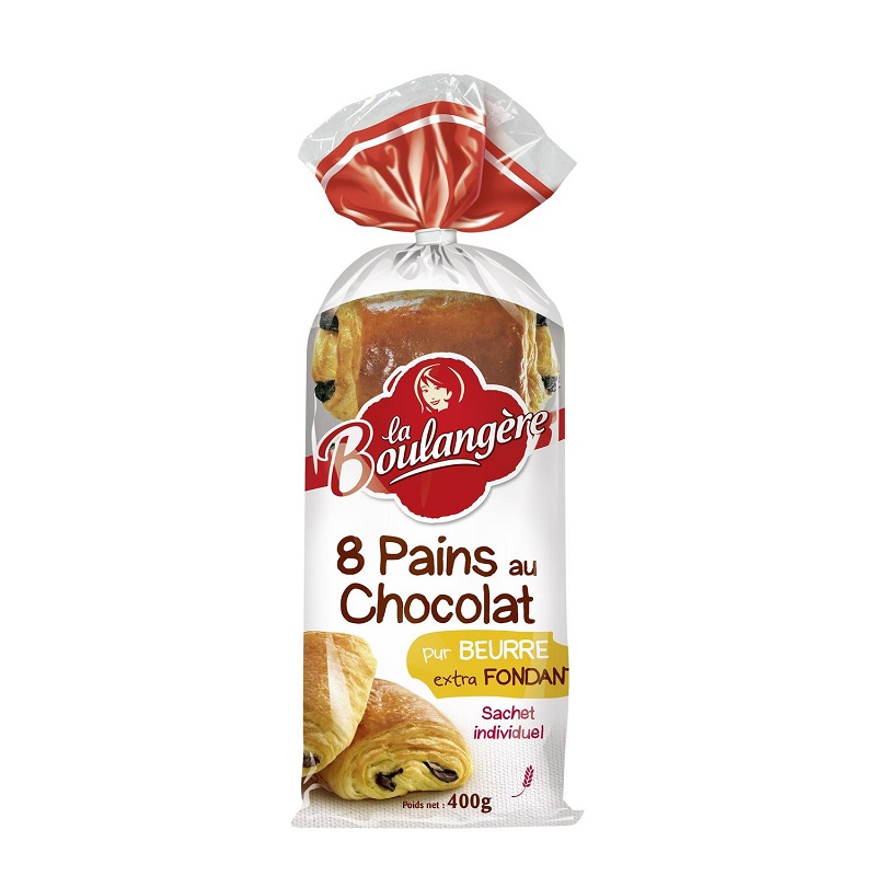 LA BOULANGERE - PAINS AU CHOCOLAT Paquet de 8