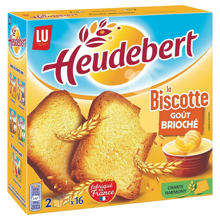 LU - BISCOTTES GOÛT BRIOCHE HEUDEBERT 290g