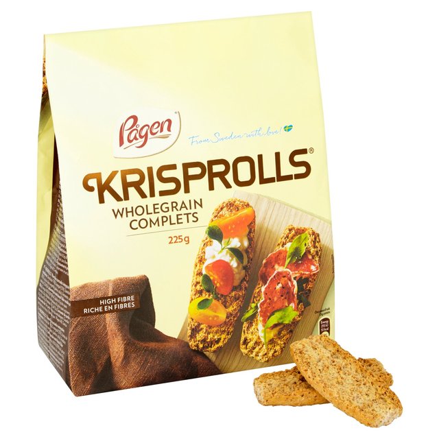 KRISPROLLS - PETITS PAINS SUEDOIS COMPLETS 240g ou 425g