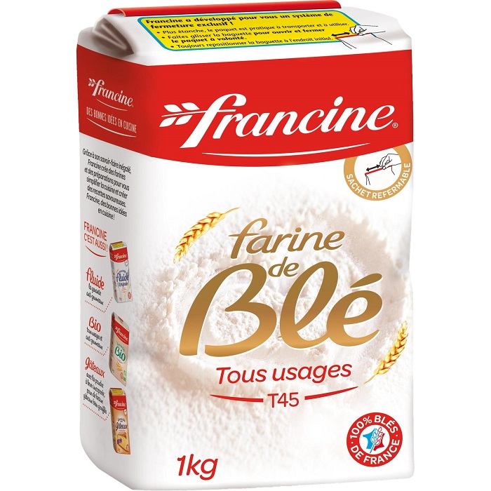 FRANCINE - FARINE DE BLE TOUS USAGES 1kg