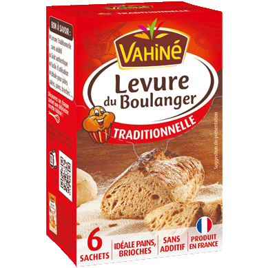 VAHINE - LEVURE DU BOULANGER TRADITIONNELLE 6 x 8g