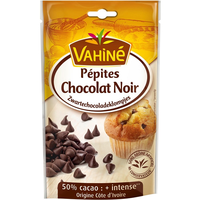 VAHINE - PEPITES CHOCOLAT NOIR 100g ou 200g
