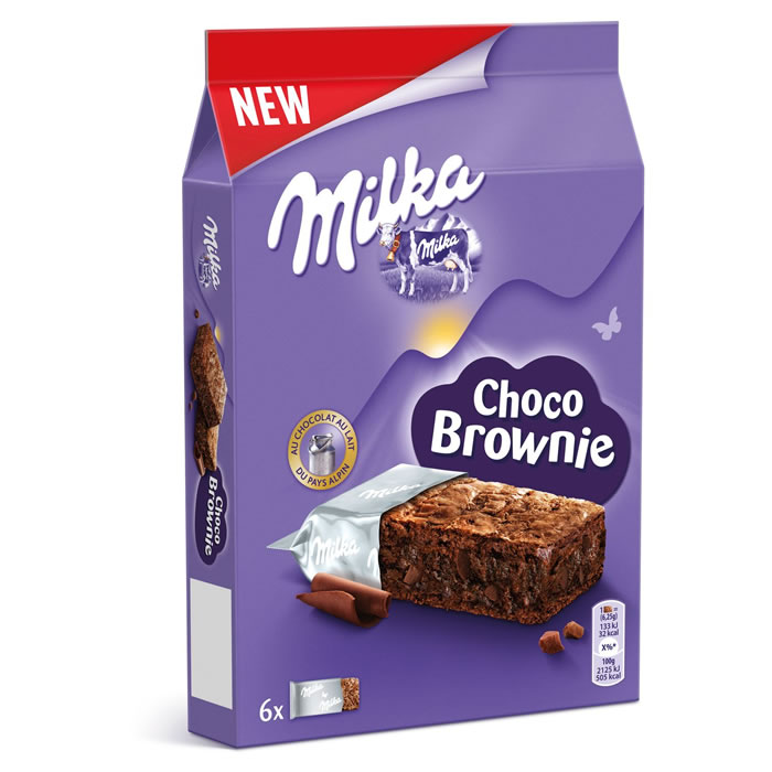 MILKA - GÂTEAU CHOCO BROWNIE individuel 180g
