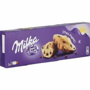 MILKA - GÂTEAUX FOURRES AUX PEPITES DE CHOCOLAT CHOCO PEPITES 140g