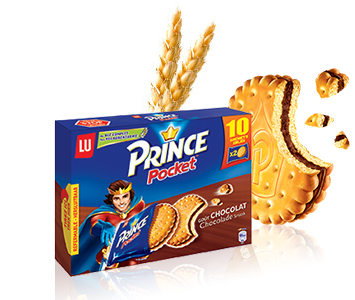 LU - GOÛTERS POCKET BLE COMPLET FOURRES CHOCOLAT PRINCE 400g