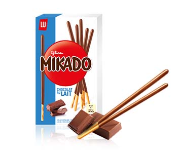 LU - BISCUITS ENROBES CHOCOLAT AU LAIT MIKADO 90g