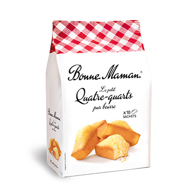 BONNE MAMAN - PETITS QUATRE-QUARTS AU BEURRE FRAIS 300g