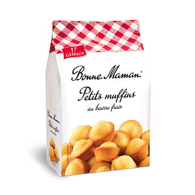 BONNE MAMAN - PETITS MUFFINS AU BEURRE FRAIS 235g