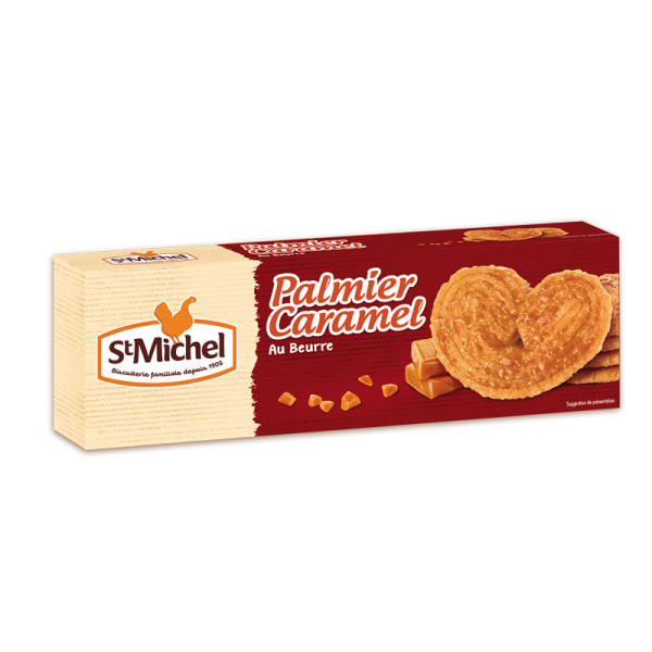 ST MICHEL - PALMIERS CARAMEL AU BEURRE 100g