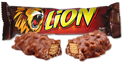 NESTLE - BARRES CHOCOLATEES CARAMEL ET CEREALES LION Paquet de 6, 10 ou 11 barres