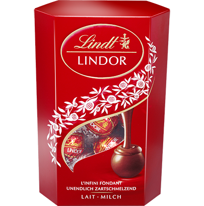 LINDT - BOUCHEES CHOCOLAT AU LAIT LINDOR 200g