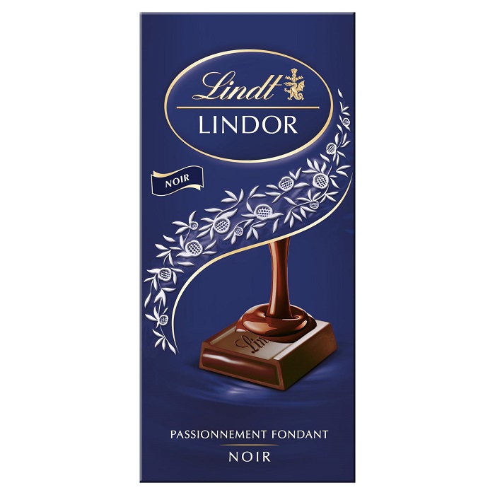 LINDT - CHOCOLAT NOIR FONDANT LINDOR 150g