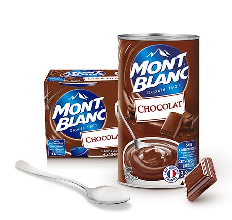 MONT BLANC - CREME DESSERT CHOCOLAT 4 x 125g