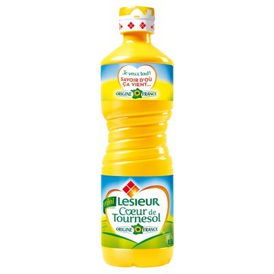 LESIEUR - HUILE CŒUR DE TOURNESOL Bouteille de 50, 100 ou 300cl