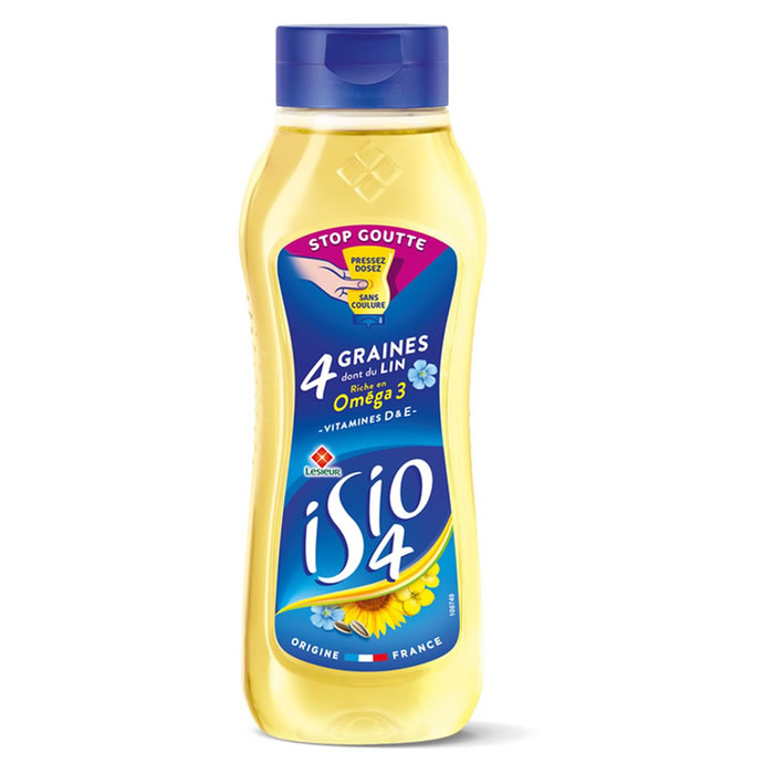 LESIEUR - HUILE ISIO 4 Bouteille de 67.5, 100 ou 200 cl