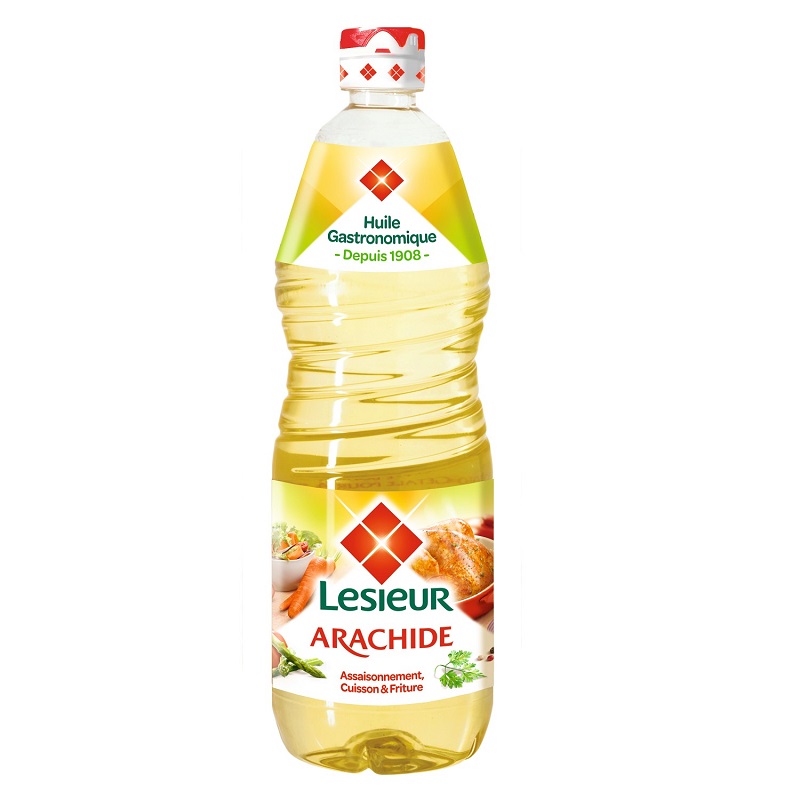 LESIEUR - HUILE D\'ARACHIDE Bouteille de 100cl, 200cl