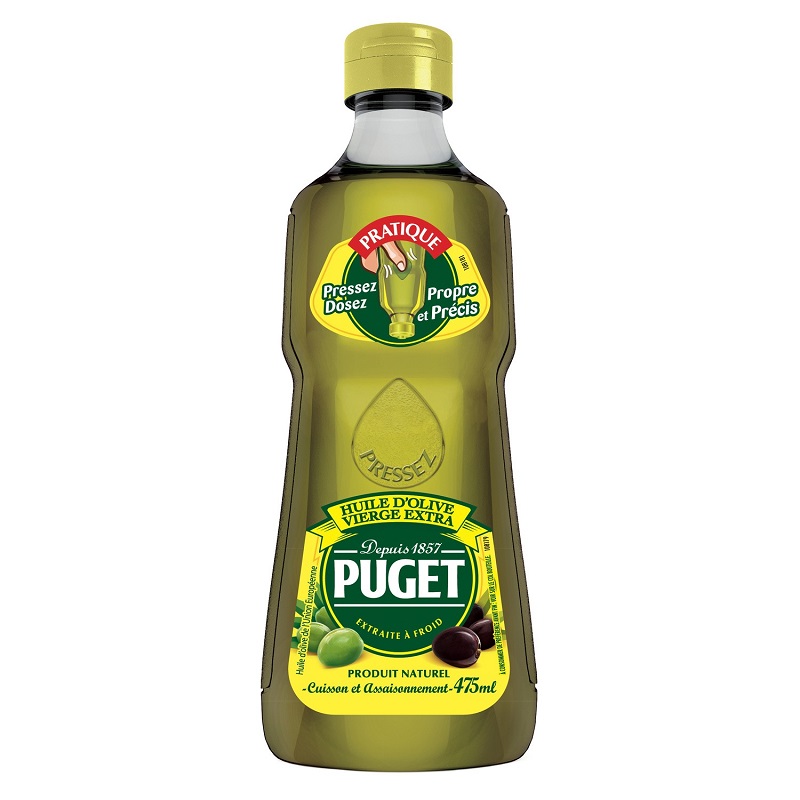 PUGET - HUILE D\'OLIVE VIERGE EXTRA Bouteille souple de 47.5cl
