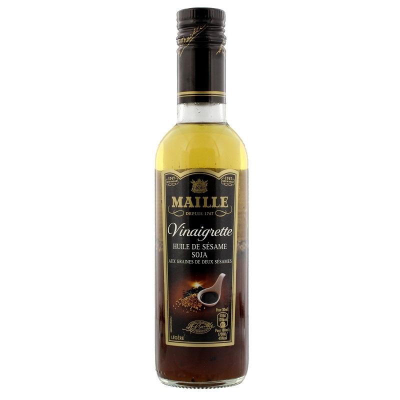 MAILLE - VINAIGRETTE LEGERE SESAME ET SOJA Bouteille de 36cl
