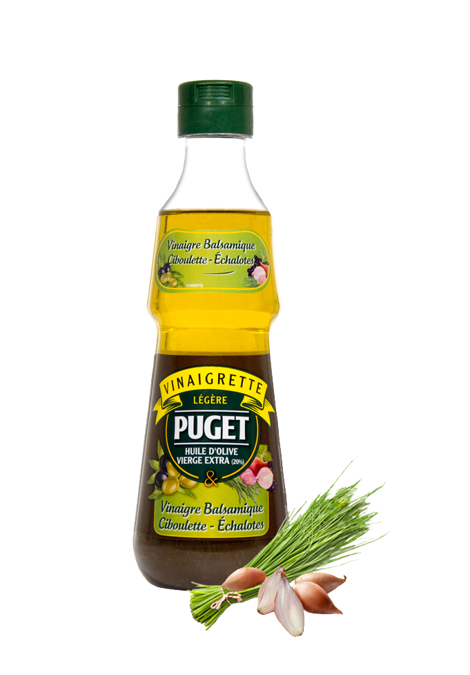 PUGET - VINAIGRETTE LEGERE BALSAMIQUE CIBOULETTE ECHALOTES Bouteille de 33cl