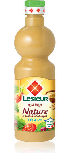 LESIEUR - SAUCE SALADE NATURE LEGERE Bouteille de 50cl