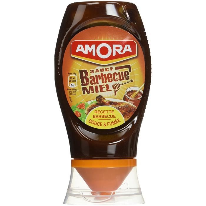 AMORA - SAUCE BARBECUE MIEL Flacon de 282g