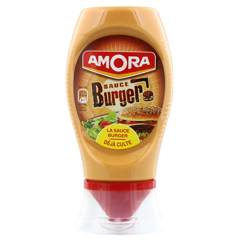 AMORA - SAUCE BURGER Flacon de 260g