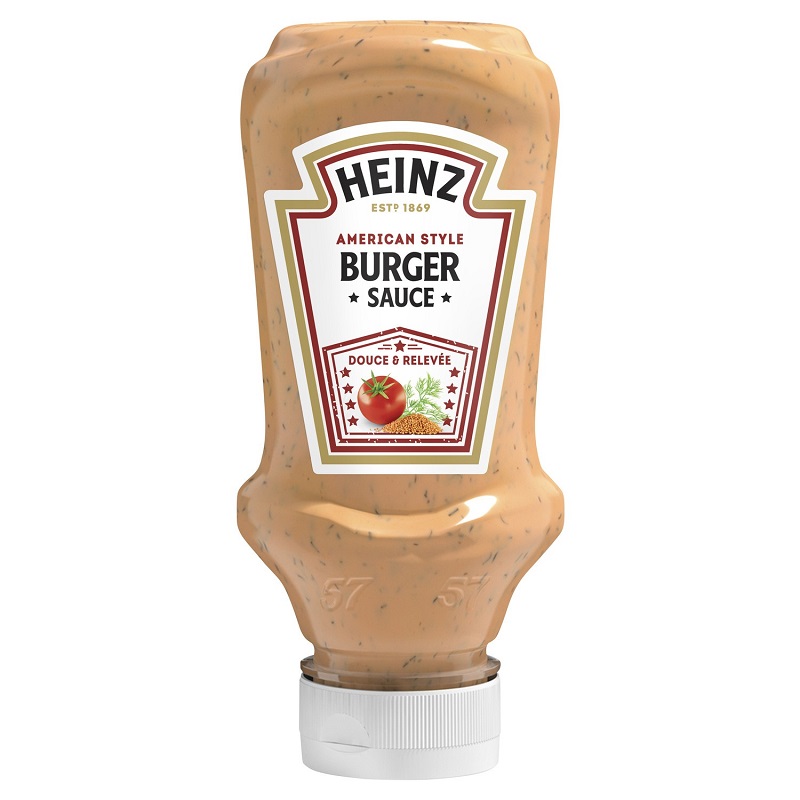 HEINZ - SAUCE AMERICAN BURGER Flacon de 230g