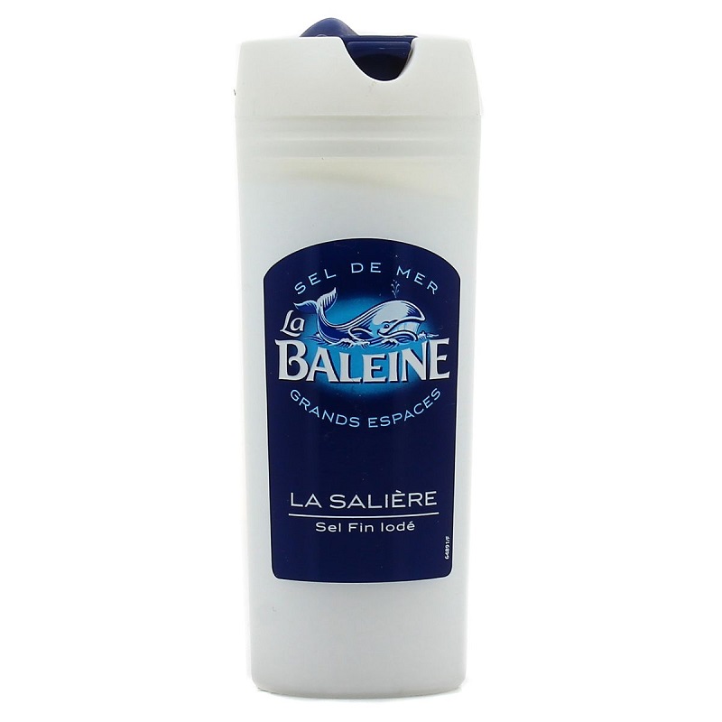 LA BALEINE - SEL FIN IODE La salière de 125g
