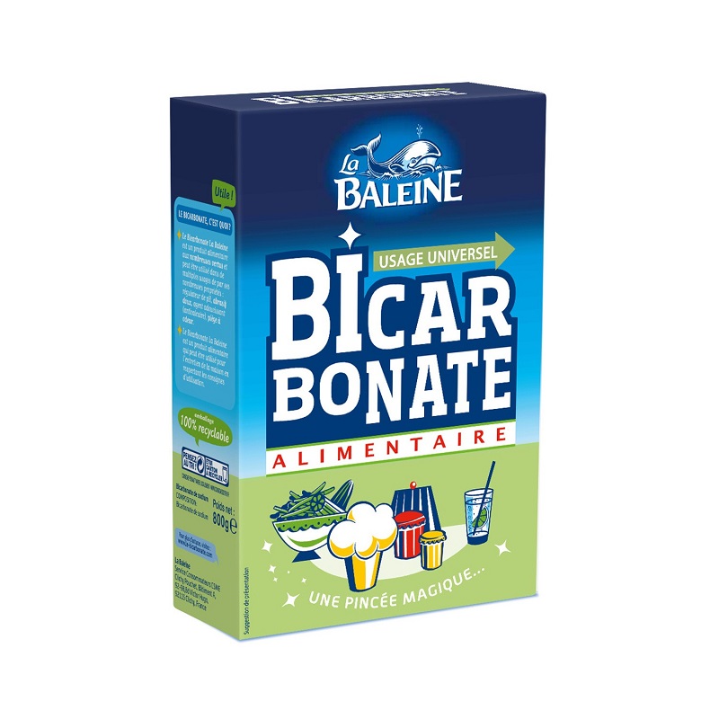 LA BALEINE - BICARBONATE ALIMENTAIRE Paquet de 800g