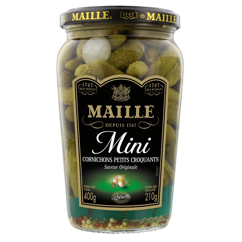 MAILLE - CORNICHONS LE MINI Pot de 210g ou 370g