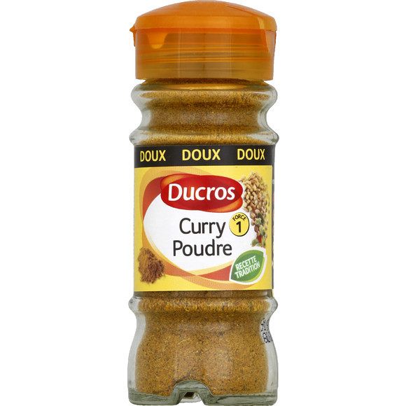 DUCROS - CURRY DOUX EN POUDRE Flacon de 42g