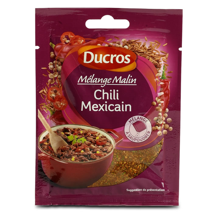 DUCROS - MELANGE MALIN CHILI MEXICAIN Sachet de 20g
