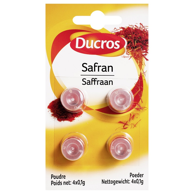 DUCROS - SAFRAN POUDRE Carte de 4 doses de 0.1g : 0.4g