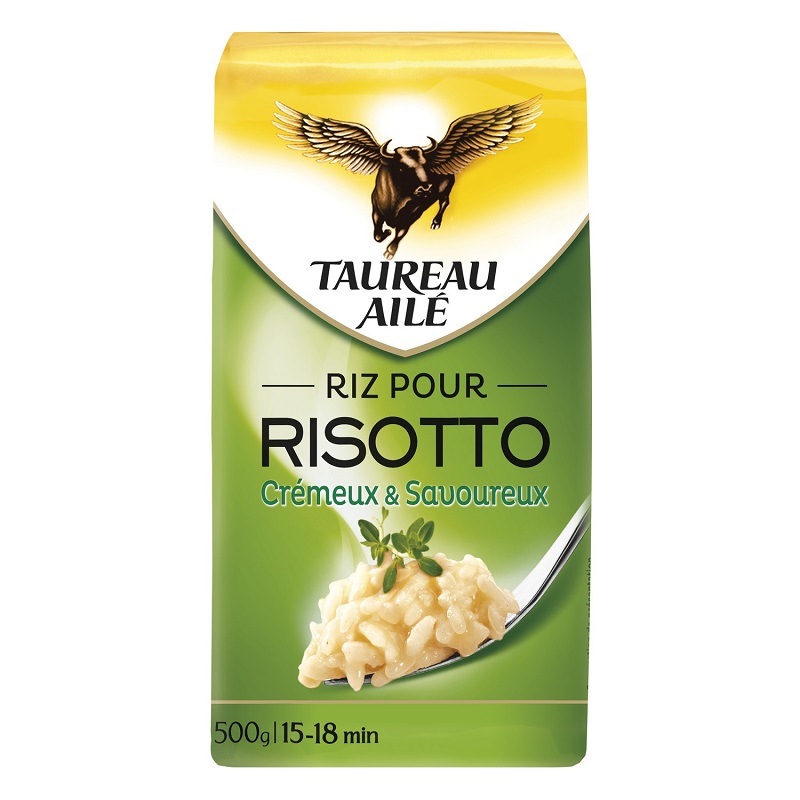 TAUREAU AILE - RIZ POUR RISOTTO Paquet de 500g ou 1kg