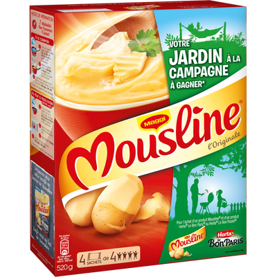 MAGGI - PUREE EN FLOCONS NATURE MOUSLINE 4 sachets de 130g