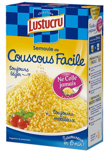 LUSTUCRU - COUSCOUS FACILE Paquet de 800g
